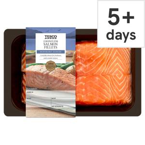 Tesco 2 Boneless Salmon Fillets 260G