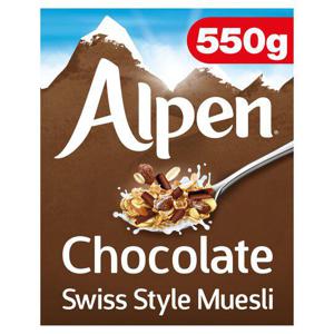 Alpen Chocolate Swiss Style Muesli 550G