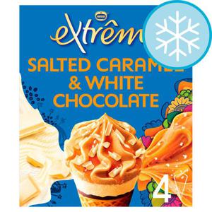 Nestle Extreme Salted Caramel White Chocolate 4X120ml