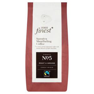 Tesco Finest Roast & Ground Coffee Sumatra Java Sumatra227g