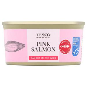 Tesco Skinless & Boneless Pink Salmon 170G