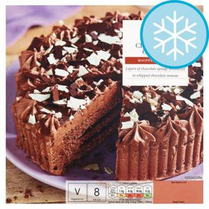 Tesco Double Chocolate Gateau 600G