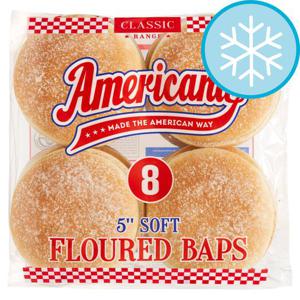 Americana 8 X 5" Soft Floured Baps