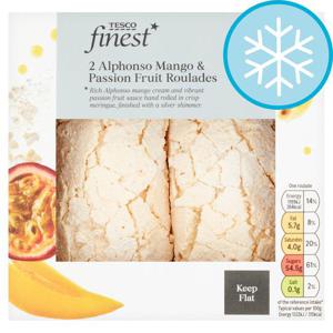 Tesco Finest Mango Passion Fruit Roulades 2X90g