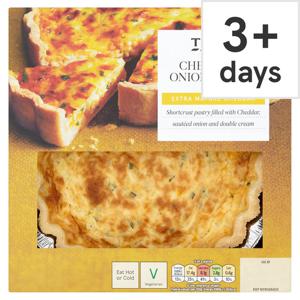 Tesco Cheese & Onion Quiche 400G