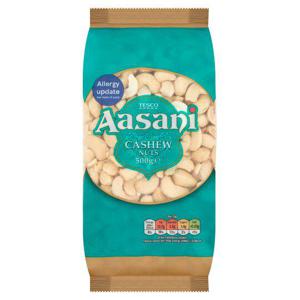 Tesco Aasani Cashew Nuts 500G