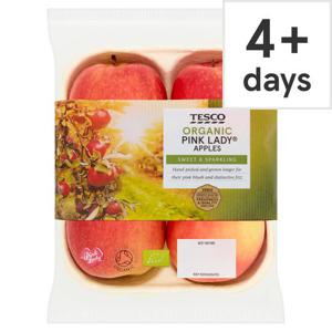 Tesco Organic Pink Lady Apples 440G