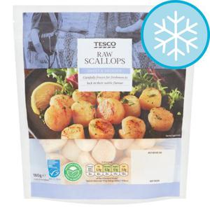 Tesco Raw Scallops 180G