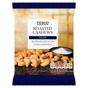 Tesco Roasted Salted Cashew Nuts 150G