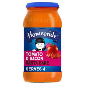 Homepride Pasta Bake Creamy Tomato & Bacon 485G