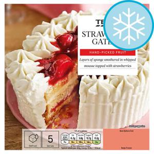 Tesco Strawberry Gateau 375G