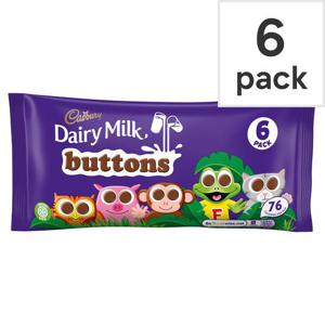 Cadbury Dairy Milk Buttons 6 Pack