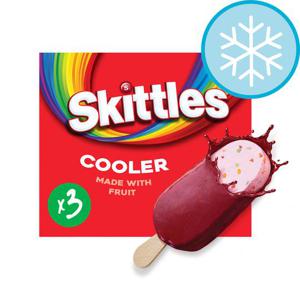 Skittles Ice Cream Stick Lollies 3X100ml