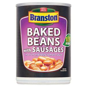 Branston Baked Beans & Sausages 405G