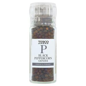 Tesco Black Peppercorn Grinder 50G