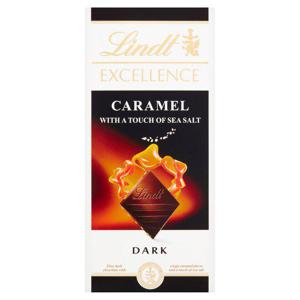 Lindt Excellence Caramel With Touch Of Sea Salt 100G