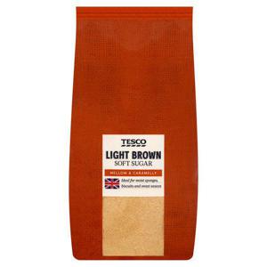 Tesco Light Brown Soft Sugar 1Kg Pack