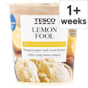 Tesco Fruit Fool Lemon 114G