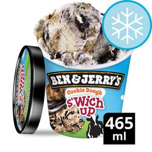 Ben & Jerry's Cookie Dough Sandwich Up Vanilla Ice Cream 465Ml