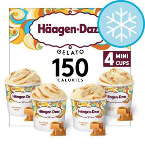 Haagen-Dazs Caramel Swirl Gelato 4X95ml