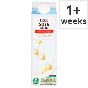 Tesco Unsweetened Soya Milk Alternative 1L