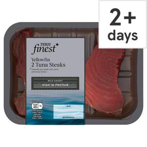 Tesco Finest 2 Yellow Fin Tuna Steaks 240G