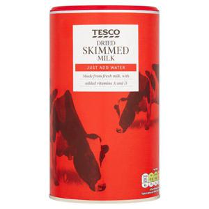 Tesco Instant Dried Skimmed Milk 340G