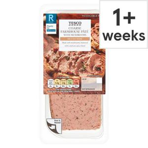 Tesco Farmhouse Pate With Mushrooms 200G