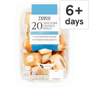 Tesco 20 Mini Sausage Rolls 220G