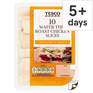 Tesco Wafer Thin Roast Chicken 125G