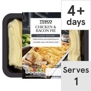 Tesco Chicken & Bacon Pie 450G