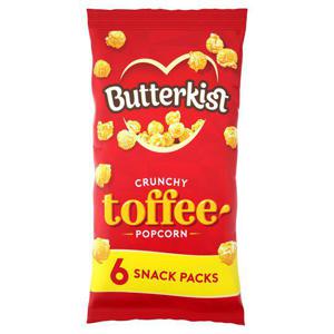 Butterkist Toffee Popcorn 6X20g