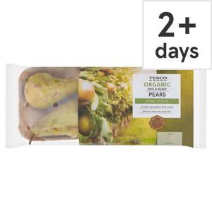 Tesco Organic Ripe & Ready Pears 550G