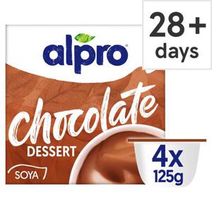 Alpro Chocolate Soya Dessert 4 X 125G