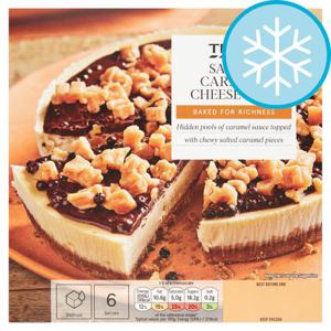 Tesco Salted Caramel Cheesecake 450G