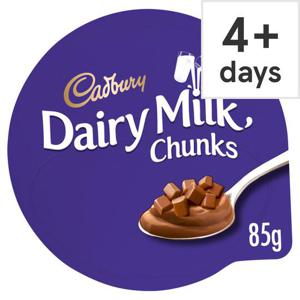 Cadbury Dairy Milk Chunks Milk Chocolate Dessert 85G