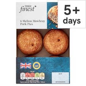 Tesco Finest 6 Mini Melton Mowbray Pork Pies 300G