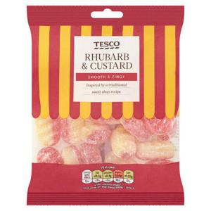 Tesco Rhubarb And Custard Sweets 200G