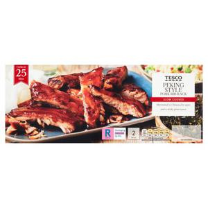 Tesco Peking Bbq Pork Rib Rack 460G