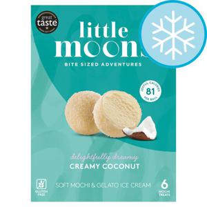 Little Moons 6 Creamy Coconut Treats 192G