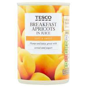 Tesco Breakfast Apricots In Juice 300G