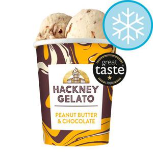 Hackney Gelato Peanut Butter & Chocolate Ice Cream 500Ml