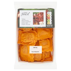 Tesco Finest Nduja, Mascarpone, Red Onion Ravioli 250G