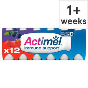 Actimel Strawberry Blueberry 12X100g