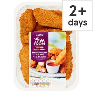 Tesco Free From Breaded Chicken Goujons 270G