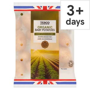 Tesco Organic Baby Potatoes 750G