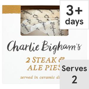 Charlie Bigham's Steak & Ale Pies 600G