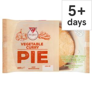 Fry's Vegan Vegetable Curry Pie 160G