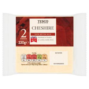 Tesco Cheshire Cheese 220G