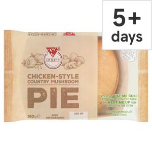 Fry's Meat Free Chicken Style Mushroom Pie 160G